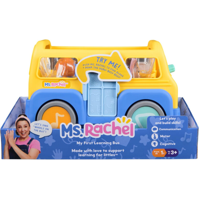 Ms. Rachel My First Learning Bus – Interactive Educational Toy for Toddlers
