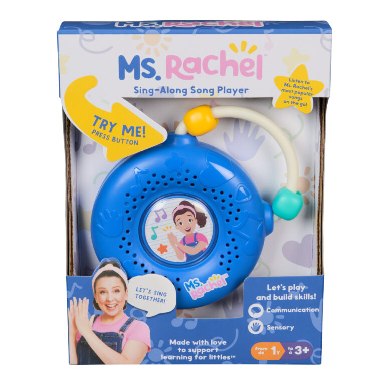 Ms. Rachel Sing-Along Song Player – Interactive Musical Toy for Toddlers with 14 Songs and Sensory Beads