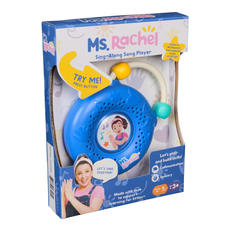 Ms. Rachel Sing-Along Song Player – Interactive Musical Toy for Toddlers with 14 Songs and Sensory Beads