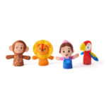 Ms. Rachel Zoo Song Finger Puppet Set – Interactive Hand Puppets for Kids