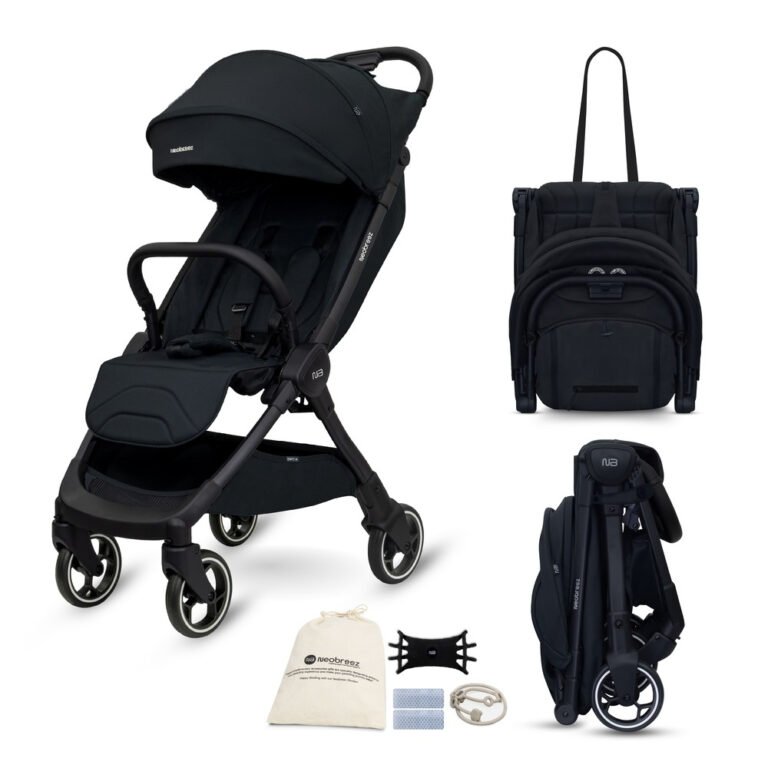 Neobreez - Deca Ultra-Lightweight Cabin Size Travel Stroller - Black