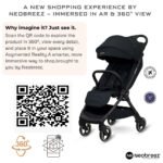 Neobreez – Deca Ultra-Lightweight Cabin Size Travel Stroller – Black