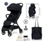 Neobreez – Deca Ultra-Lightweight Cabin Size Travel Stroller – Black