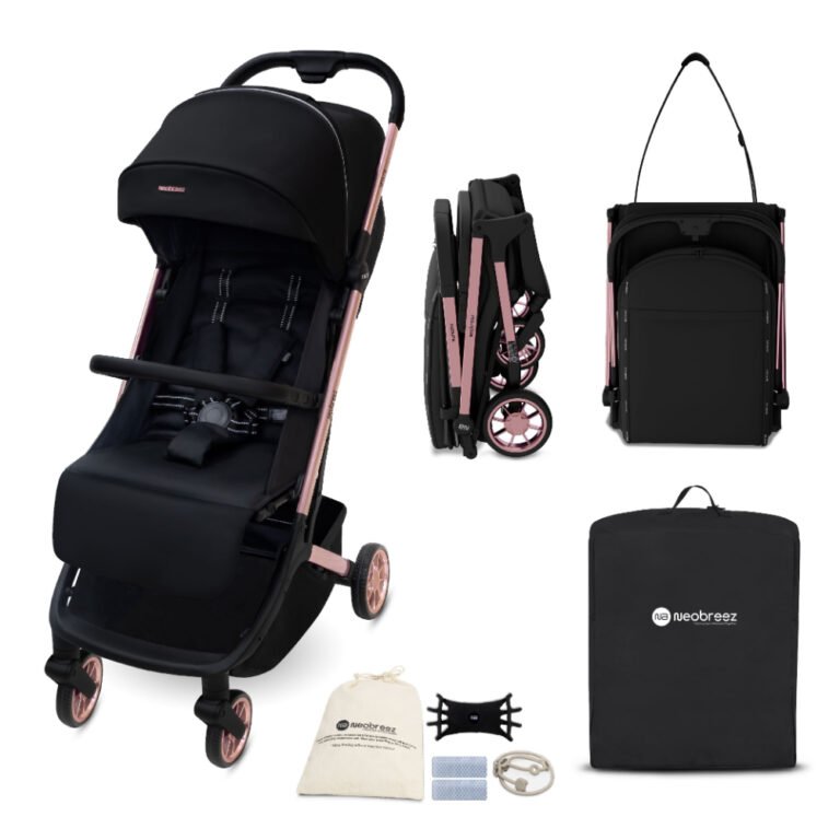 Neobreez - Neolite Ultra-Lightweight Cabin Size Travel Stroller - Black