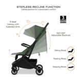 Neobreez – Neolite Ultra-Lightweight Cabin Size Travel Stroller – Green/Black