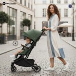 Neobreez – Neolite Ultra-Lightweight Cabin Size Travel Stroller – Green/Black
