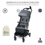 Neobreez – Neolite Ultra-Lightweight Cabin Size Travel Stroller – Grey/Black