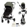 Neobreez – OCTA 360° Rotate Seat Lightweight Compact Travel Toddler Baby Stroller -Olive Green / Black