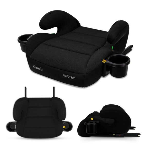 NeobreezI – i-SANFARO ISOFIX Backless Booster Car Seat – Black