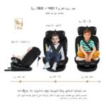 Neobreez I-VILO 360° Rotatable ISOFIX All-in-1 Convertible Baby Toddler Kids Child Car Seat – Black