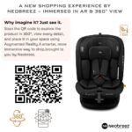 Neobreez I-VILO 360° Rotatable ISOFIX All-in-1 Convertible Baby Toddler Kids Child Car Seat – Black