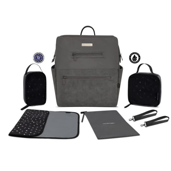 NeobreezI – RILO Multifunction Waterproof Diaper Bag for Baby&Toddler – Dark Gray