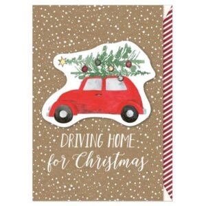 Party Camel - Driving Home Christmas Card