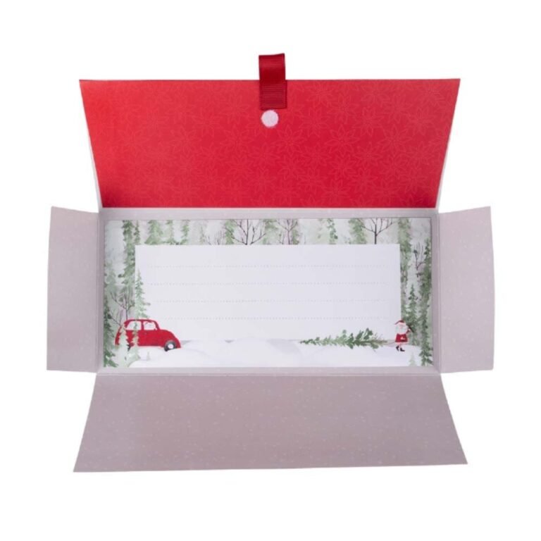 Party Camel - Gift Envelope Christmas Forest