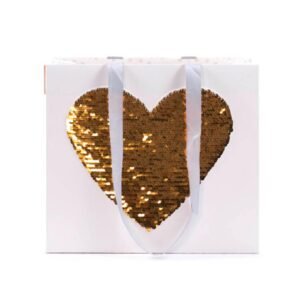 Party Camel - Gold Heart Gift Bag