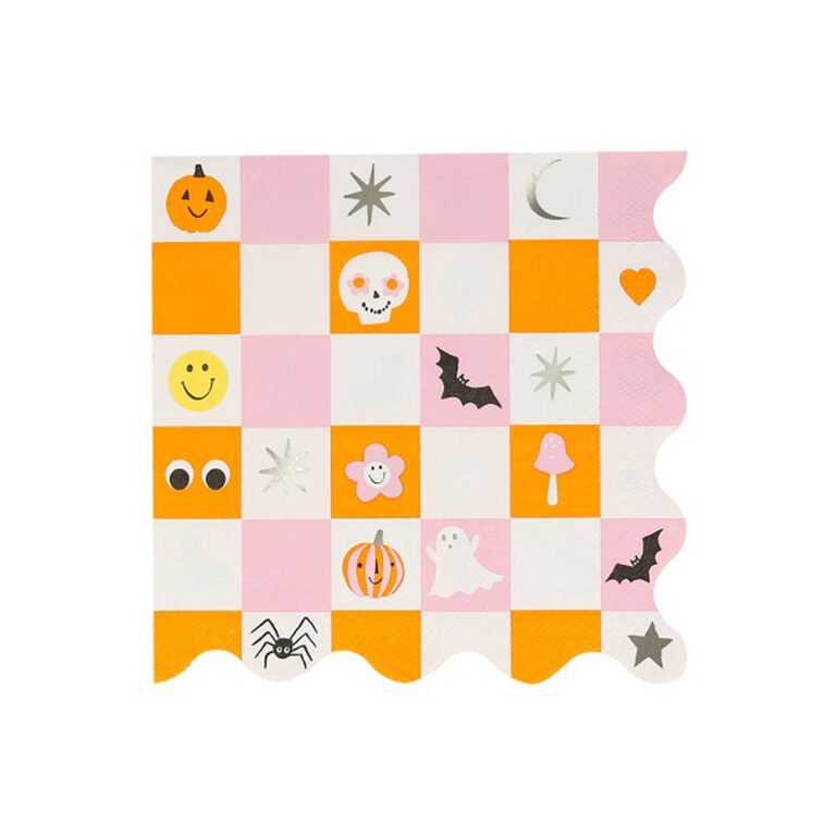 Party Camel - Groovy Halloween Icon Large Napkins