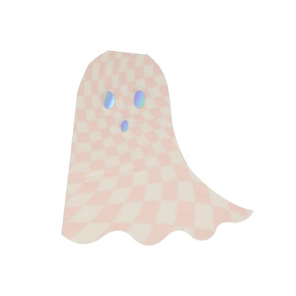 Party Camel – Pink Checker Ghost Napkins