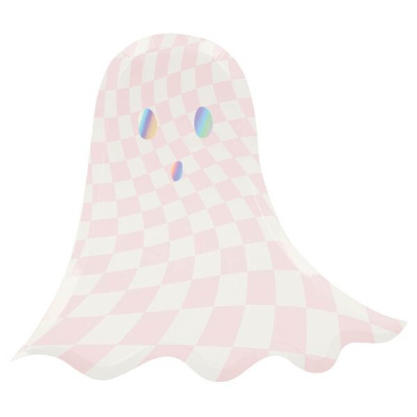 Party Camel – Pink Checker Ghost Plates