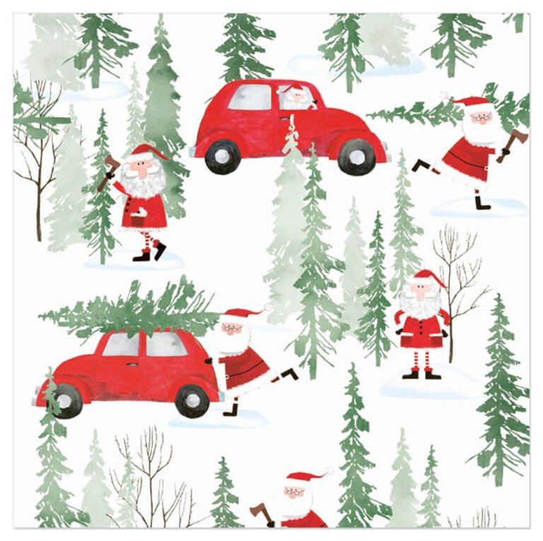 Party Camel - Saint Nick Christmas Napkins