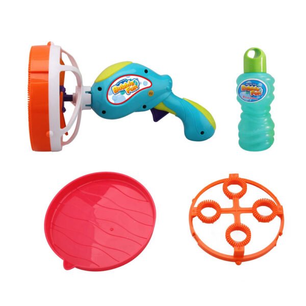Power Joy – Bubble Jumbo Gun 2-in-1 With 8oz Bubble Solution, Battery Operated