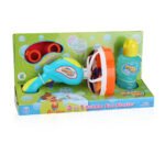 Power Joy – Bubble Jumbo Gun 2-in-1 With 8oz Bubble Solution, Battery Operated
