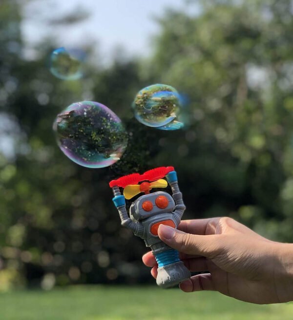 Power Joy – Bubble Mini Robot Battery Operated 2Oz