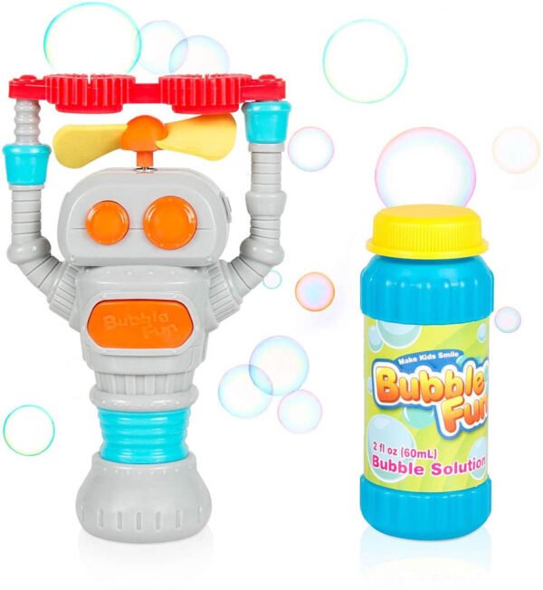 Power Joy – Bubble Mini Robot Battery Operated 2Oz
