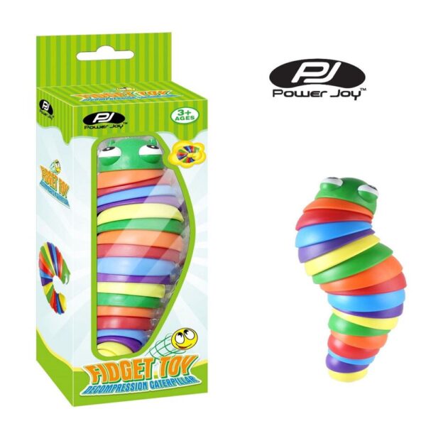 Power Joy – Fidget Sensory Toy Sensory Decompression Caterpillar – 17.5cm