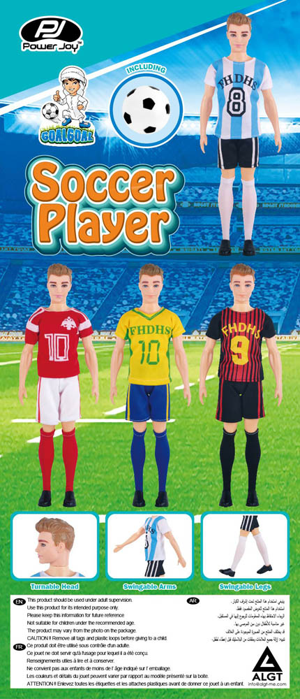 Power Joy – Goalgoal Soccer Player 11.5 Inch-Assorted