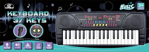 Power Joy – Music Keyboard 37 Keys With Mic