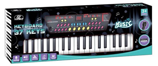 Power Joy – Music Keyboard 37 Keys With Mic