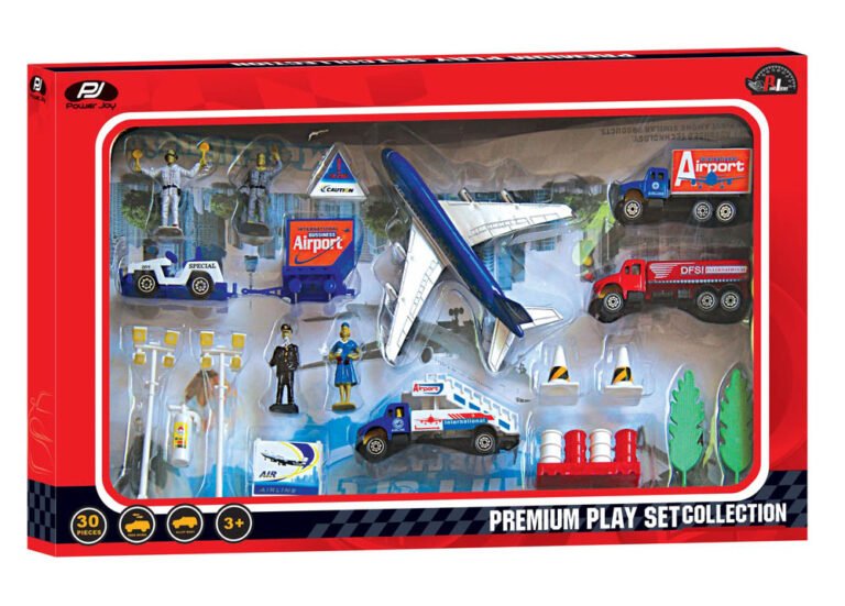 Power Joy - Vroom Vroom Delux Play Set-Assorted