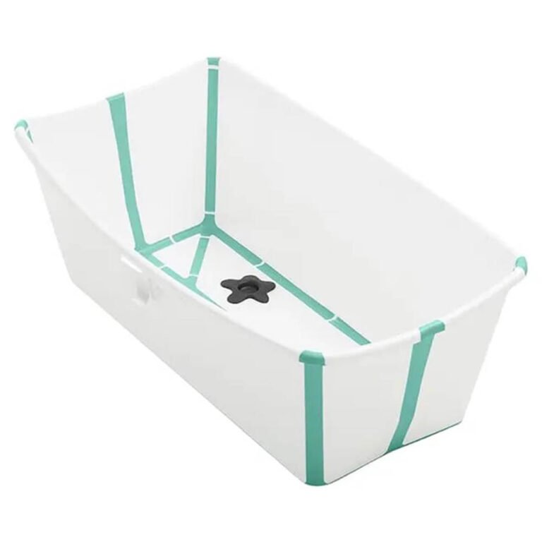 Stokke - Flexi Bath + Newborn Support Bundle - White Aqua