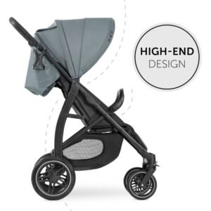 Hauck - Rapid 4D Stainless Steel Stroller - Green