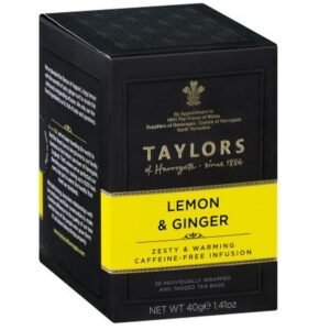 Taylors Of Harrogate - Lemon & Ginger Infusion Premium Tea Bags - 40g (20 Teagbags)