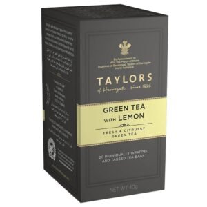Taylors Of Harrogate - Green Tea With Lemon Premium Tea Bags - 40g (20 Teabags)