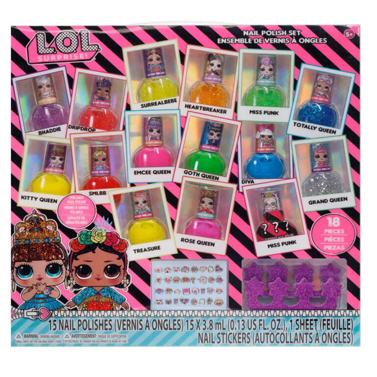 Townley Girl - 15 Pk Nail Polish Set with Nail Accessories