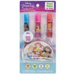 Townley Girl – 3 Pk Roll-On Lip Gloss & Micro Cosmetic Bag Plant Based