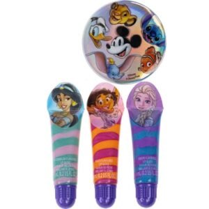 Townley Girl - Disney 100th Swirl Lip Gloss with A Mirror - 3 Pk