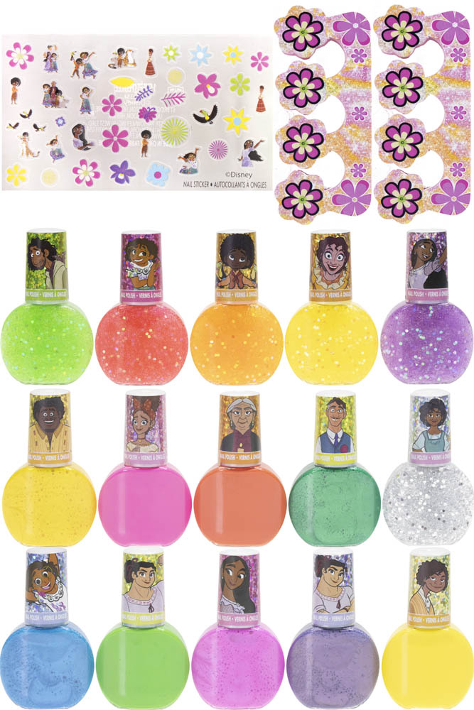 Townley Girl - Peel-Off Glittery & Opaque Shimmery Nail Polish Set