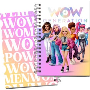 WOW Generation - A5 Notebook Hard Cover 80 Sheets 100 GSM