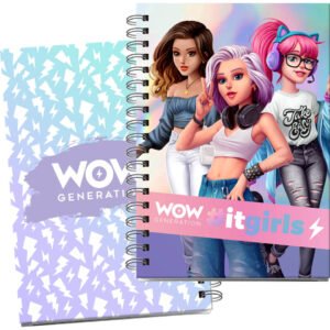 WOW Generation - A5 Notebook Hard Cover 80 Sheets 100 GSM