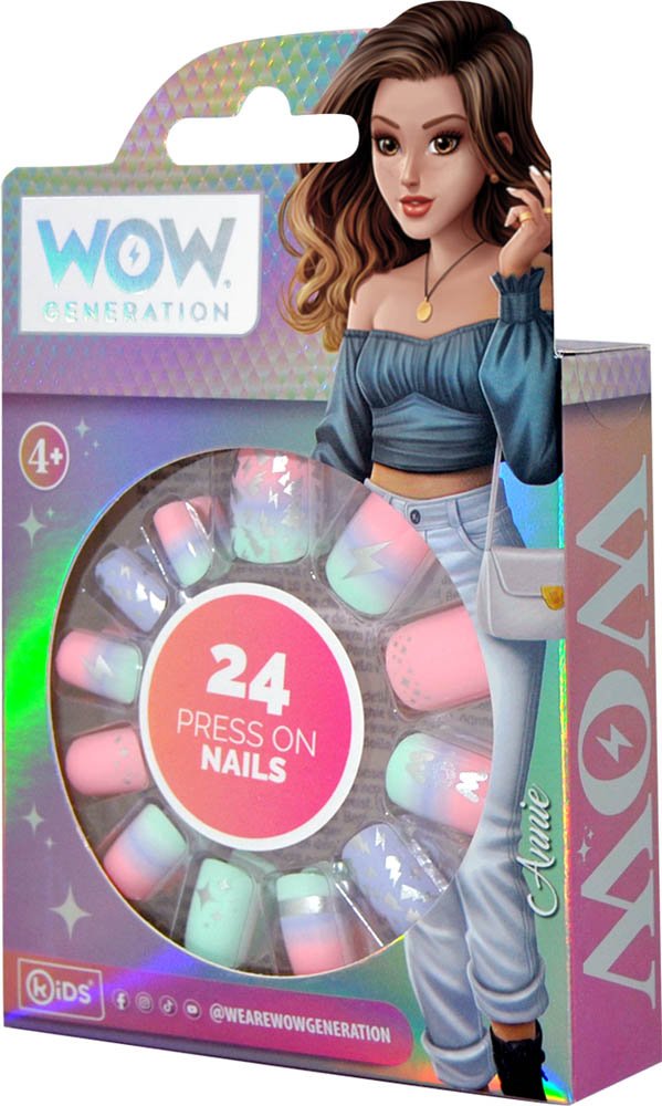 WOW Generation – Set Of 24 Adhesive Nails