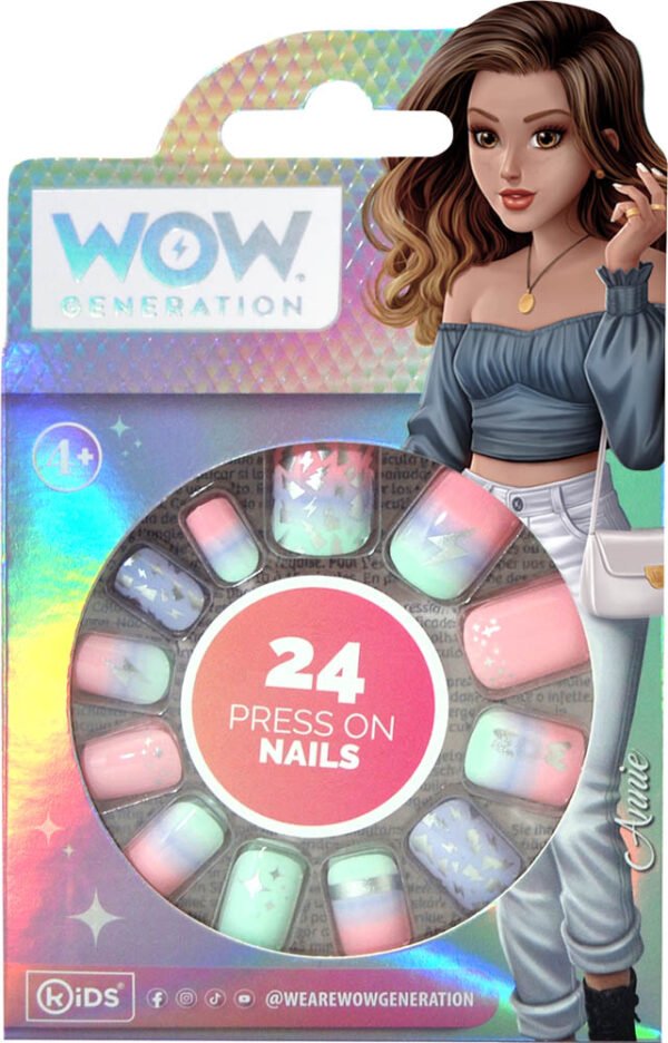 WOW Generation – Set Of 24 Adhesive Nails