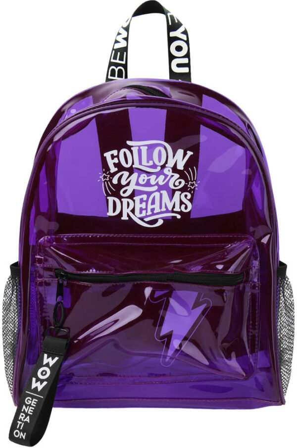 WOW Generation – Stroll Backpack 32 CMS Transparent