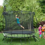 Springfree 10FT Round Trampoline R79 – Safe Springless Outdoor Trampoline for Kids and Adults, Durable Backyard Fitness and Fun