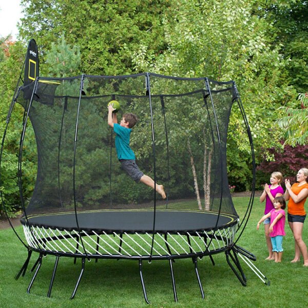 Springfree 10FT Round Trampoline R79 – Safe Springless Outdoor Trampoline for Kids and Adults, Durable Backyard Fitness and Fun