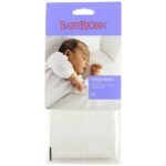 BabyBjorn Fitted Sheet for Cradle – Organic Cotton (White)