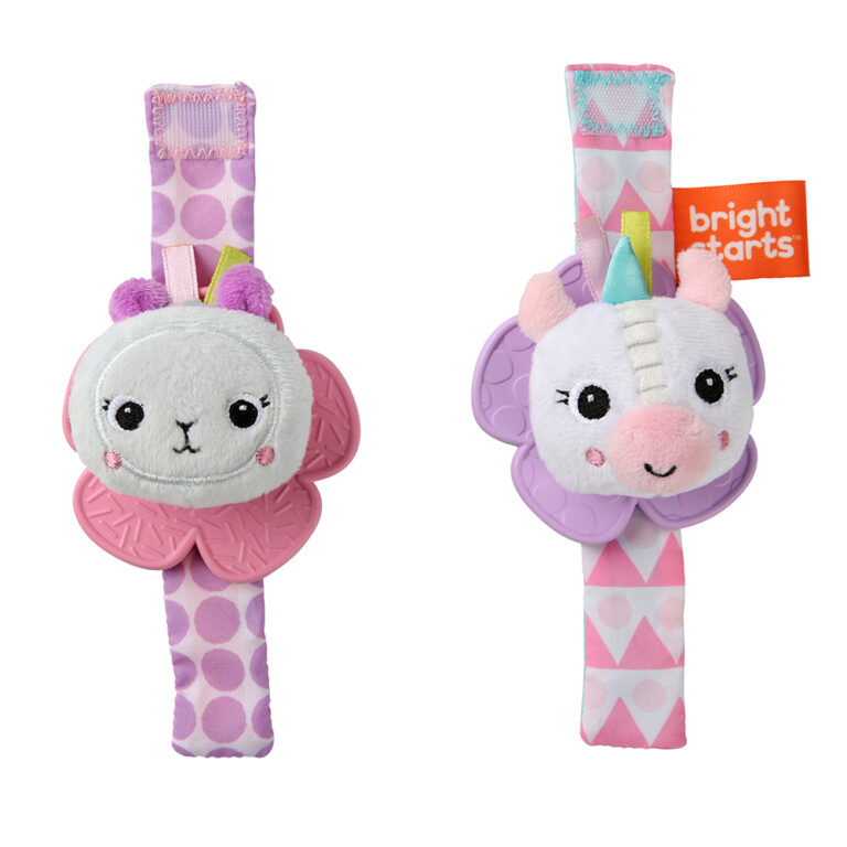 Bright Starts - Wrist Pals - Unicorn & Llama