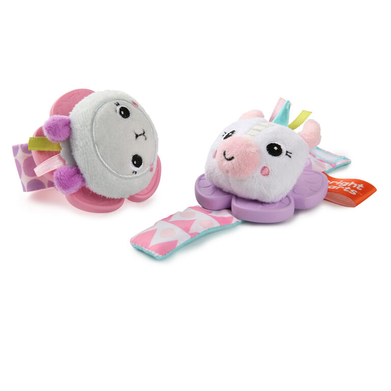 Bright Starts - Wrist Pals - Unicorn & Llama